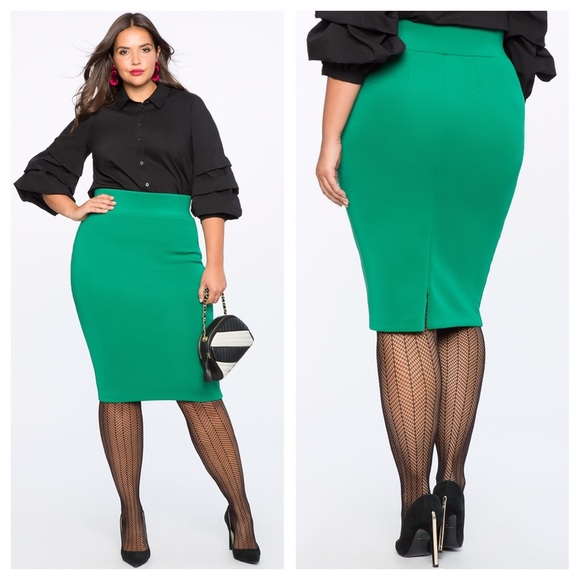 Eloquii Dresses & Skirts - ELOQUII Emerald Pencil Skirt